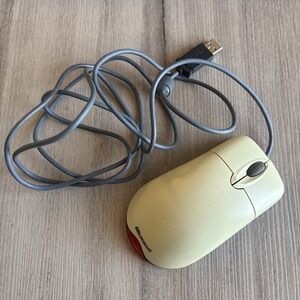 Vtg Microsoft Intellimouse‎ Optical Mouse IntelliEye USB PS/2 Wired X08-71118